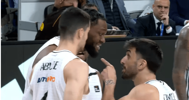 El tenso cara a cara entre Facundo Campazzo y un compañero del Real Madrid en pleno partido que dio que&nbsp;hablar